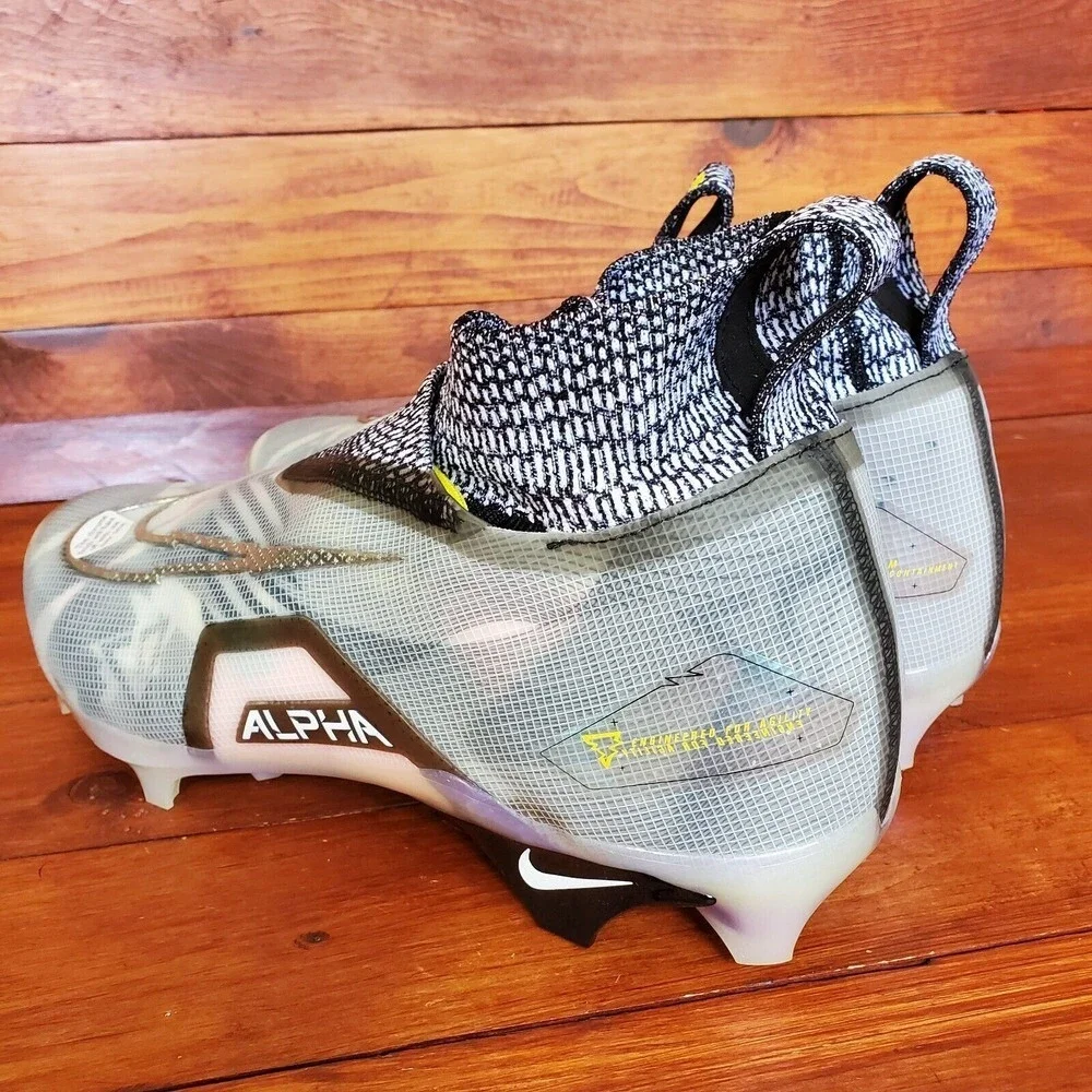 Nike Alpha Menace Elite 3 RW Wolf Grey Football Cleats CV0578-001 Sz 11